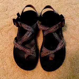 Teal and Purple Chaco Sandal